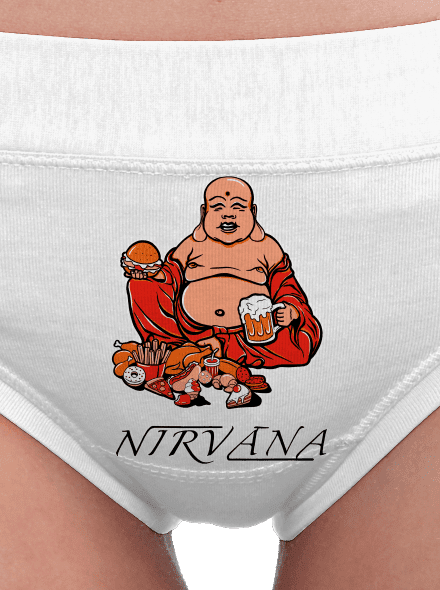 Nirvána dámské kalhotky White