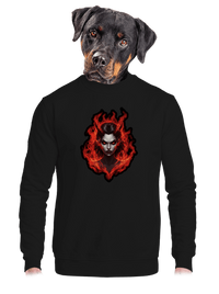 unisex mikina bez kapuce