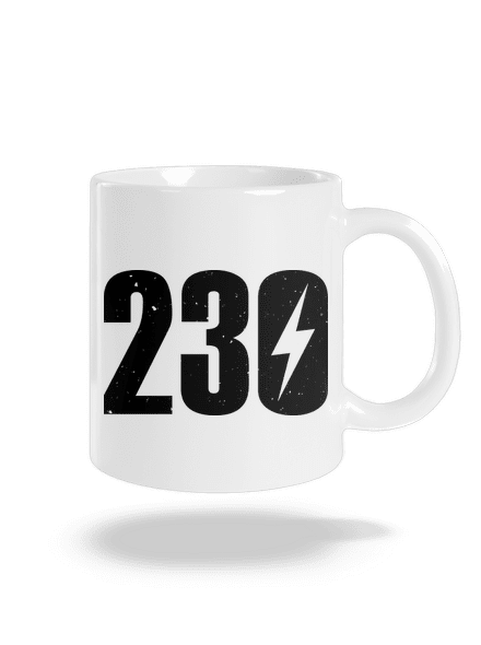 230 V klasický hrnek White