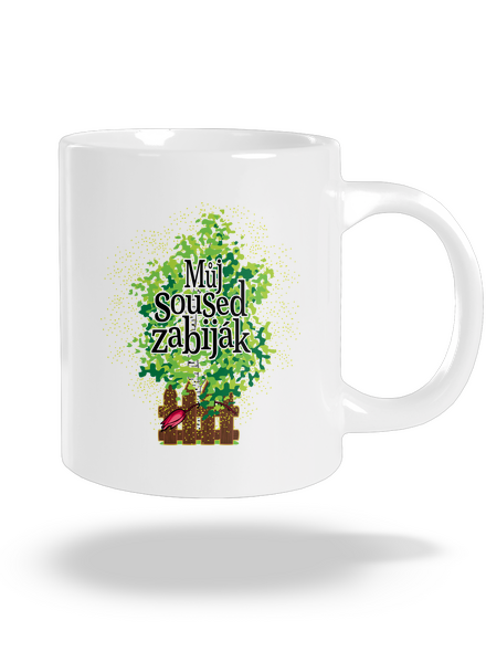 Můj soused zabiják velký hrnek White