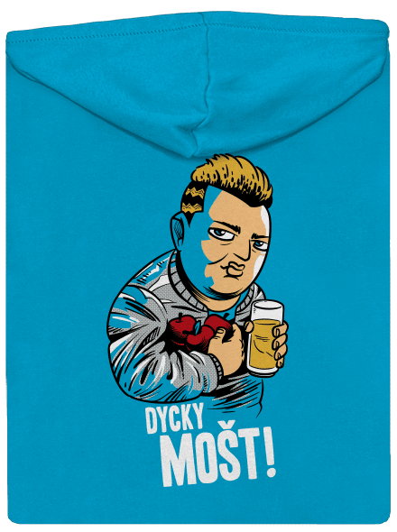 Dycky mošt dámská mikina na zip Blue Atol