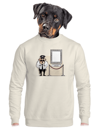 unisex mikina bez kapuce