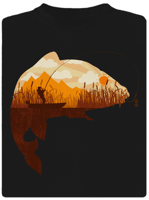 Kapitální úlovek dětské sportovní tričko Black