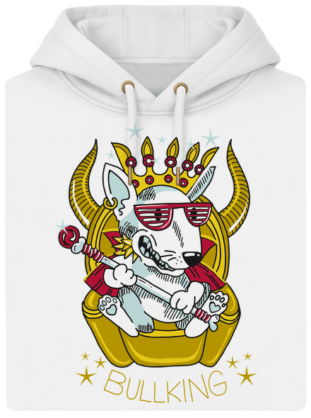 Bullking unisex mikina premium Snowwhite