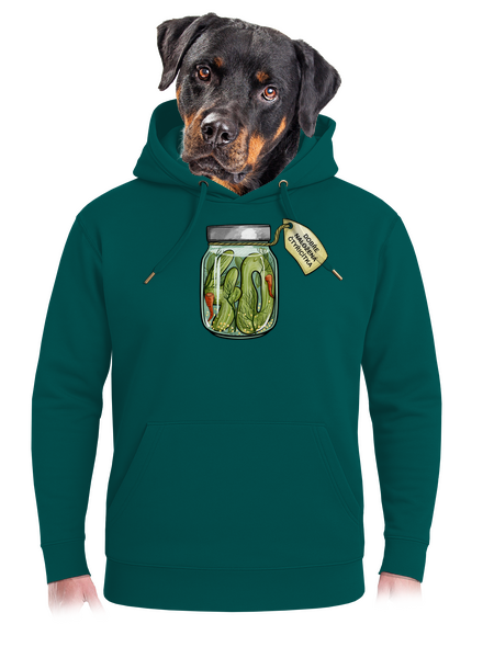 Dobře naložená unisex mikina premium Emerald Green