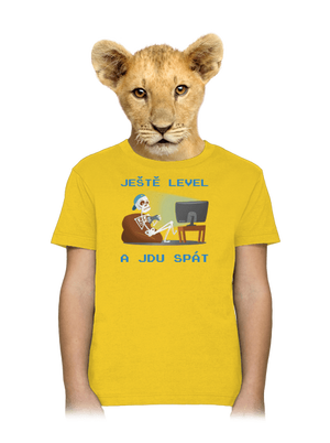 Ještě level dětské tričko Gold