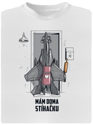 Stíhačka dětské sportovní tričko White