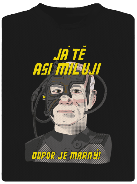 Zamilovaný Borg dětské sportovní tričko Black