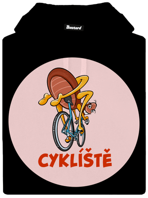 Cyklíště dámská mikina klokanka Black