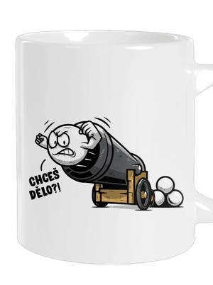 Chceš dělo? velký hrnek White