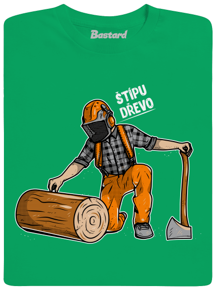 Dřevorubec pánské tričko Kelly Green