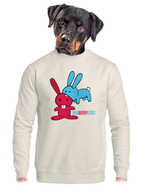 unisex mikina bez kapuce