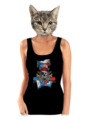 Ahoj dámské tílko klasické Black