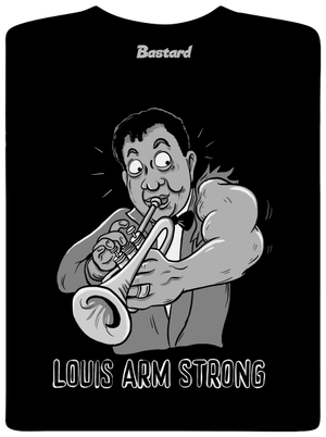 Louis Armstrong pánské tričko Black