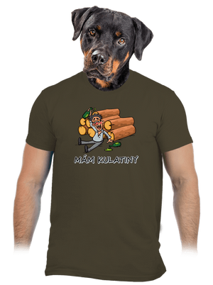 Mám kulatiny pánské tričko Urban Khaki