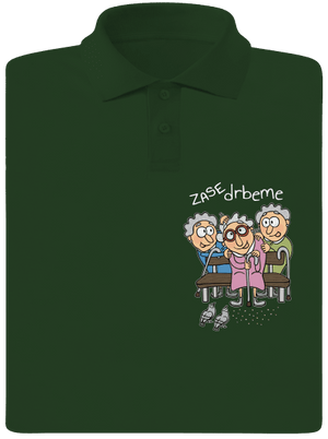 Zase drbeme pánská polokošile Bottle Green Mal
