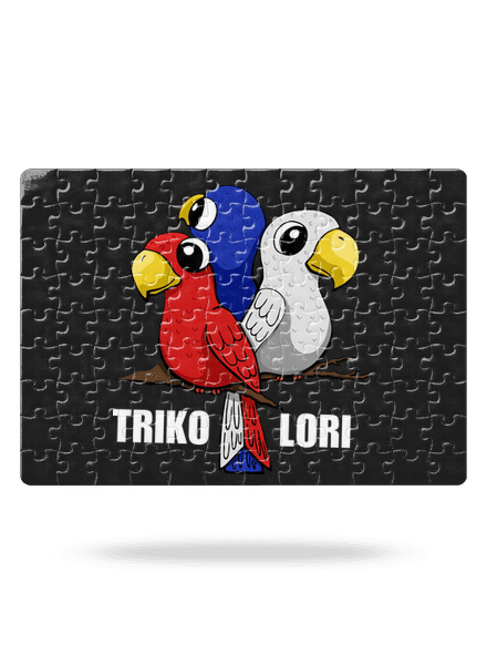 Trikolori puzzle White