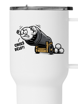 Chceš dělo? termohrnek White