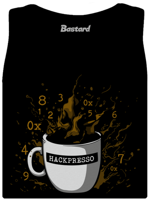 Hackpresso  dámské tílko klasické Black