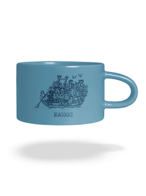 Noemova archa hrnek makronka Blue Macaron