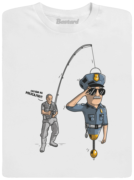 Policajt dětské tričko White