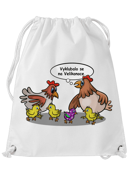 Velikonoční kuře vak White