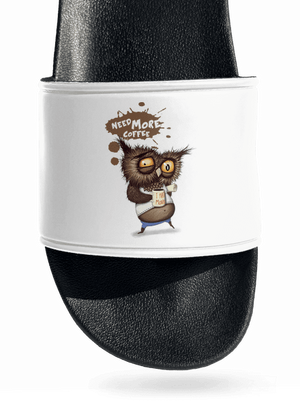 Potřebuju víc kafe pantofle White