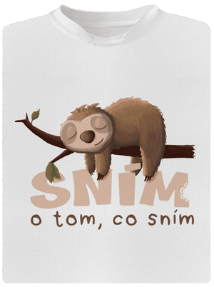 Sním o tom, co sním pánské sportovní tričko White