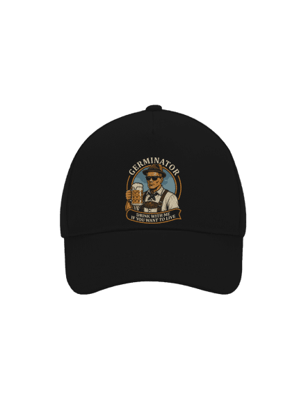 Germinator kšiltovka baseballka Black