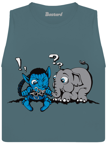 Error 501 dámské tílko volné Heather Deep Teal