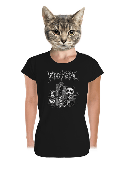 ZOO metal dámské tričko premium Black