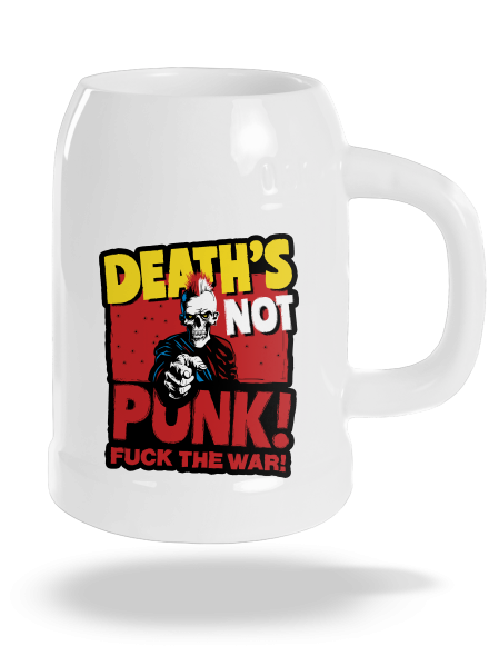 Death's not punk půllitr White