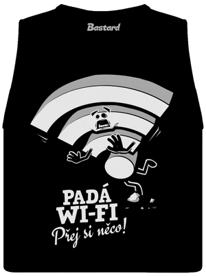 Padá wi-fi dámské tílko volné Black