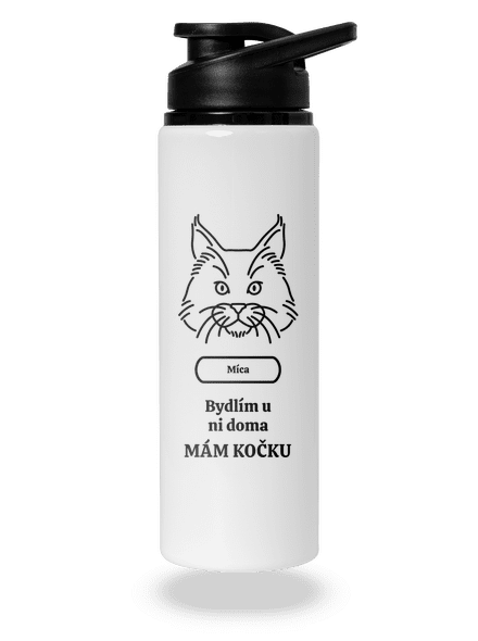 Nemůžu, mám kočku lahev na vodu White
