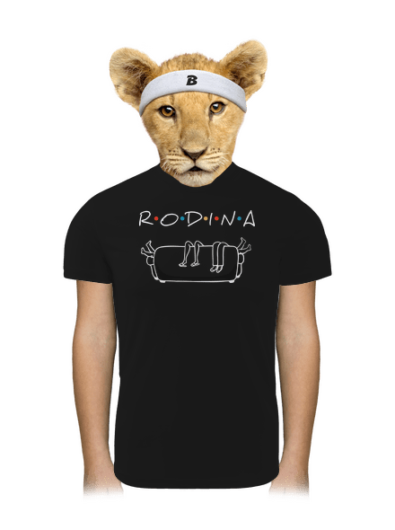 Rodina dětské sportovní tričko Black