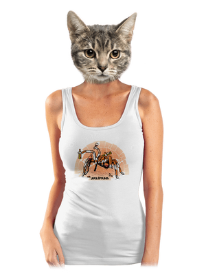 Sklípkan dámské tílko klasické White