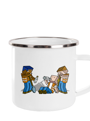 Real Minecraft plecháček White