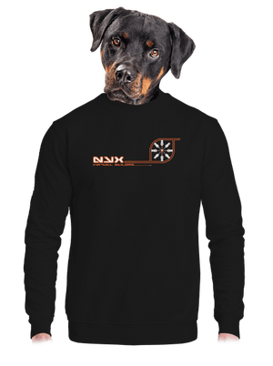 unisex mikina bez kapuce