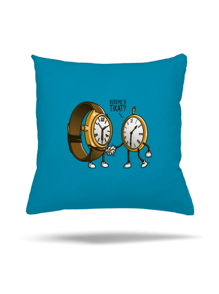Tikání polštář Blue Turquoise