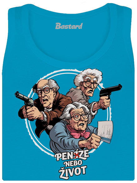 Penze nebo život dámské tílko klasické Blue Atol