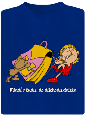 Školačka pánské sportovní tričko Royal Blue Mal