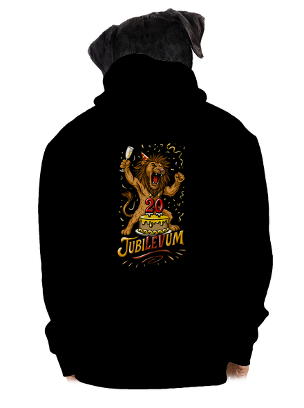 Jubilevum pánská mikina na zip Black