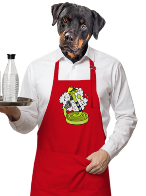 Hadice samice zástěra Red