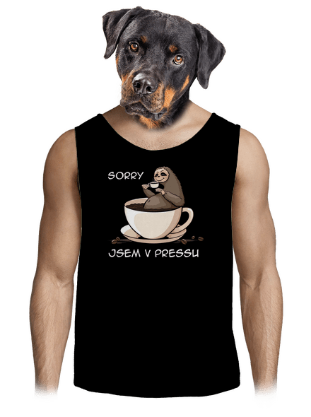 V pressu pánské tílko Black