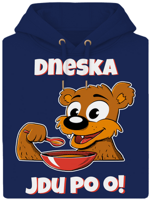 Dneska jdu po o unisex mikina premium Navy