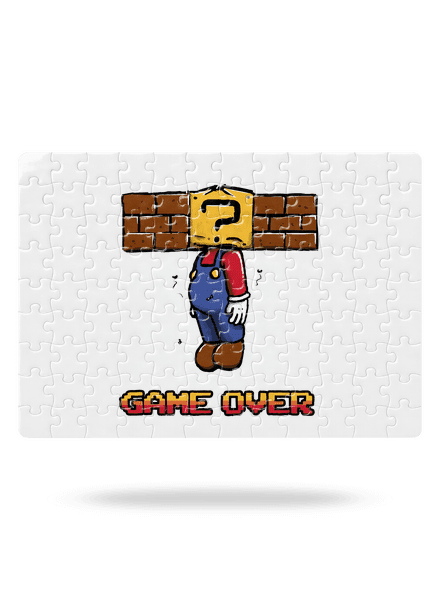 Game over puzzle White