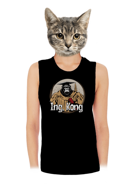 Ing. Kong dámské tílko volné Black