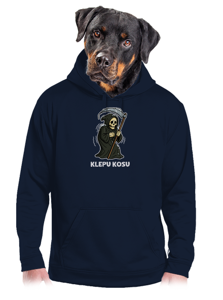 Klepu kosu pánská mikina klokanka Navy
