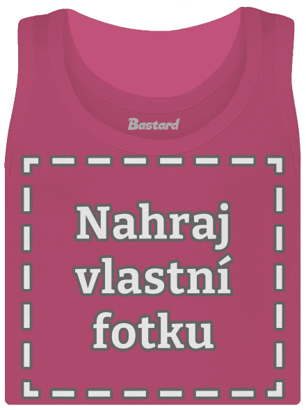 Vlastní potisk dámské tílko klasické Magenta