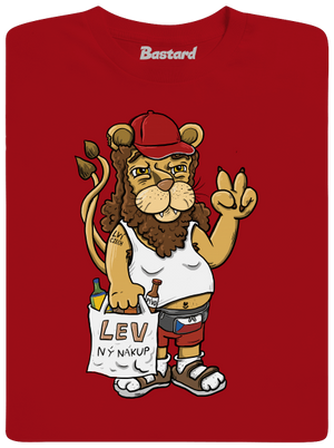 Lvíček pánské dlouhý rukáv Red